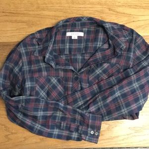 Adam Levine long sleeve plaid button down